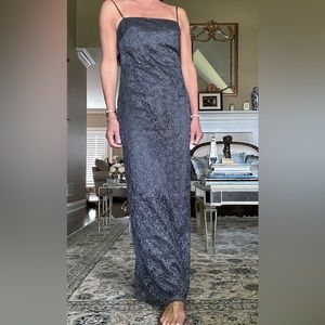 Laundry by Shelli Segal beaded & lace gown
